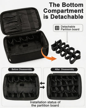 Meiiy bag packed inside suitcase demonstrating travel-friendly size and convenience