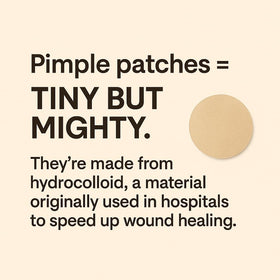 Meiiyo NOOD close-up of ultra-thin sandstone patch texture for discreet wear