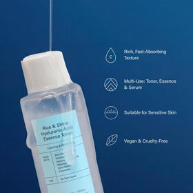 Meisani application on skin showing even spread and hydrated finish for smoothness