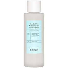 Meisani bottle in hand scale demonstrating 5.07 fl.oz. size for travel convenience