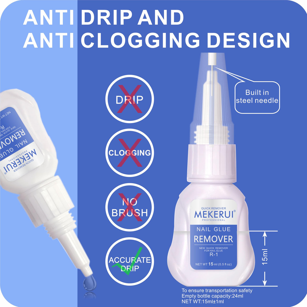 MEKERUI kit contents with grinding strips and plastic sticks included