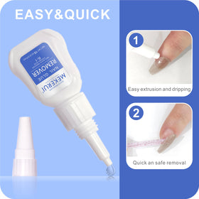 MEKERUI press-on nails worn in lifestyle setting for long-lasting hold