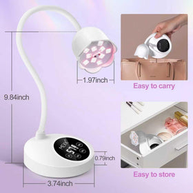 MEKK USB charging setup with power bank emphasizing cordless travel readiness