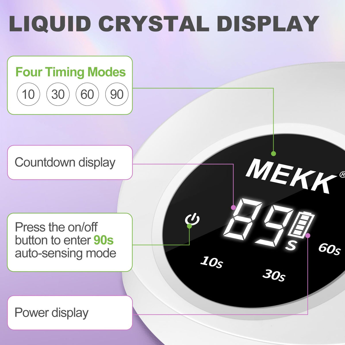 MEKK in use with gel X tips showing accurate positioning and secure cure