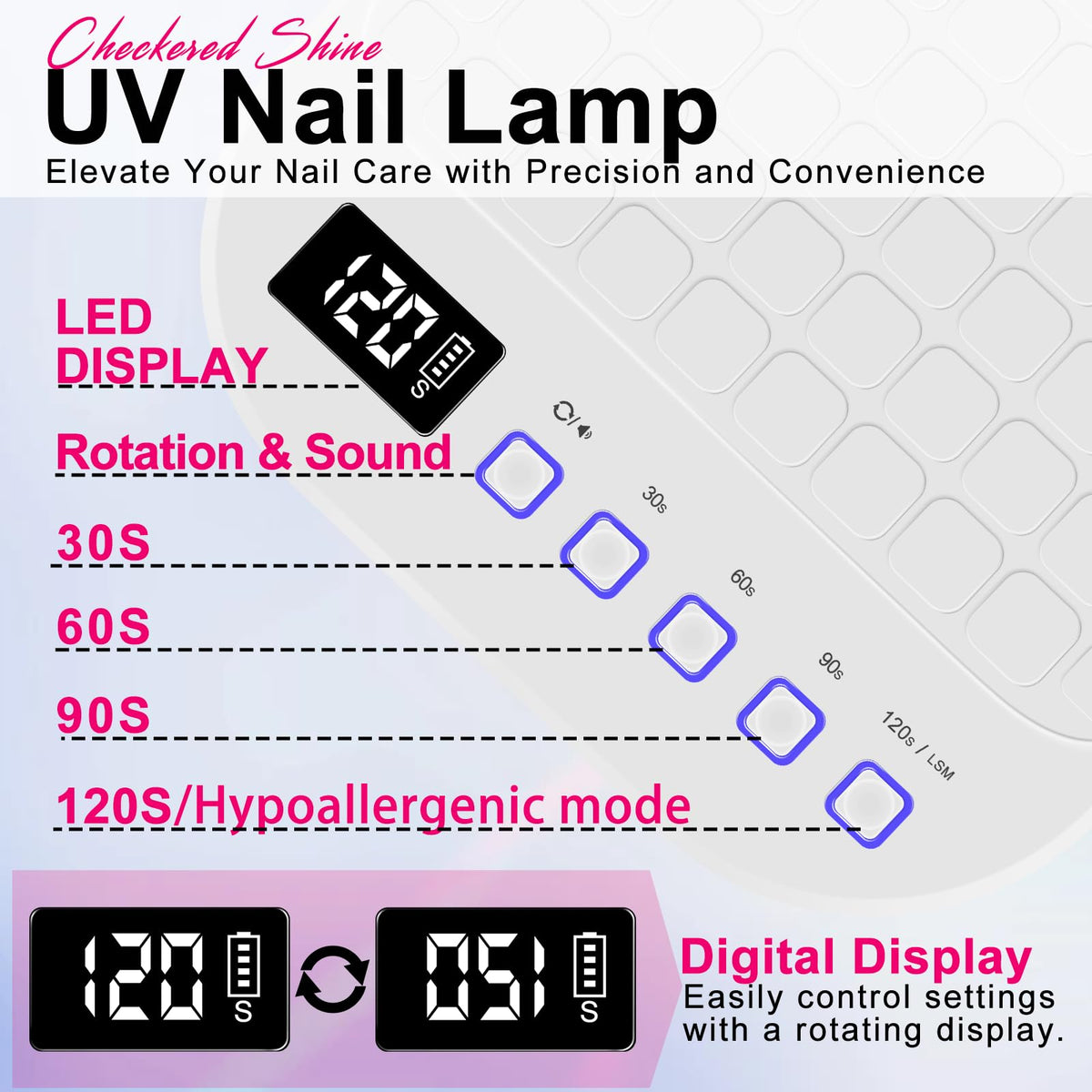 MEKK hand entering lamp showing infrared sensor convenience and hands-free activation