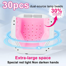 MEKK internal LED array close-up illustrating even 360° light distribution benefit