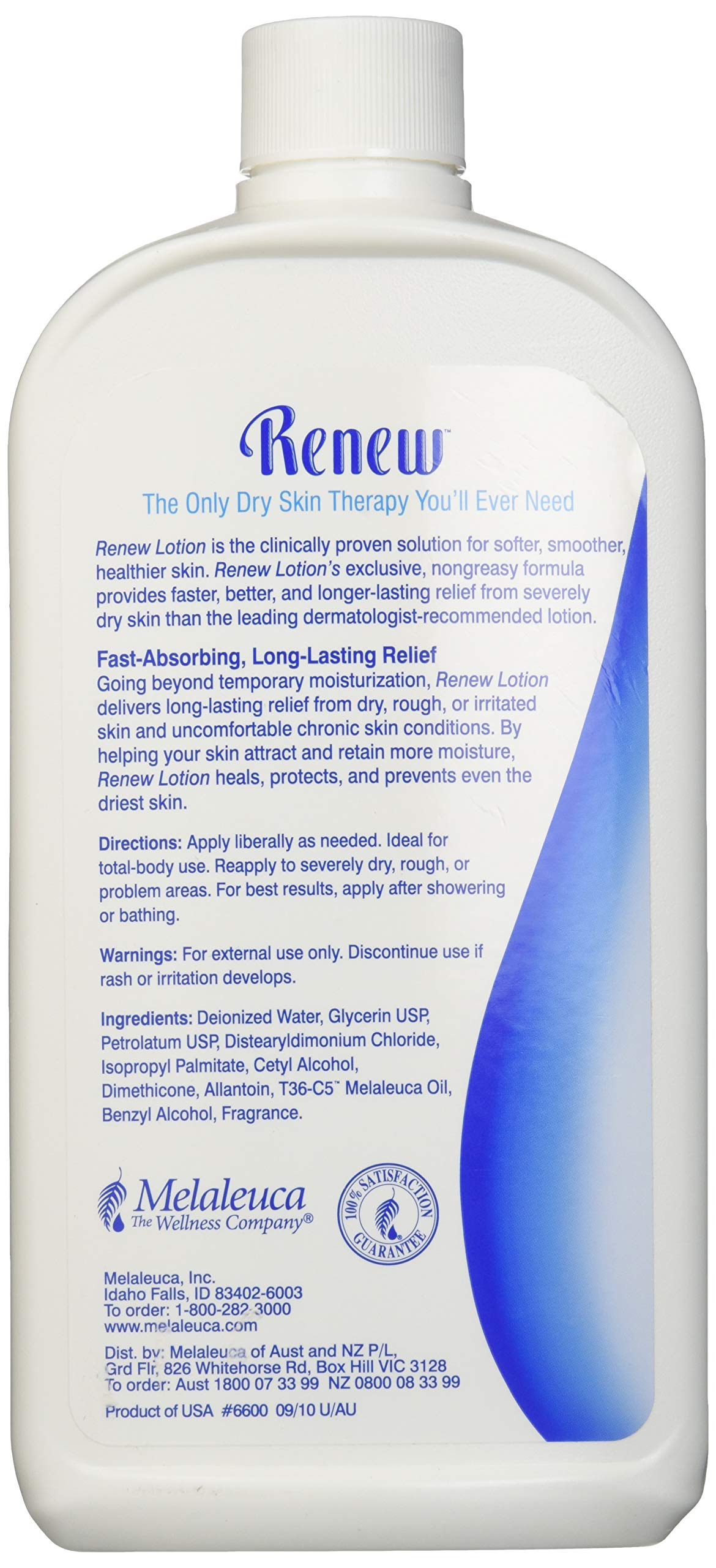 Melaleuca Renew pump in use on hand demonstrating easy, controlled hydration