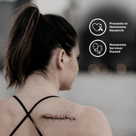 melan sunscreen tucked into travel bag emphasizing portability and on-the-go use