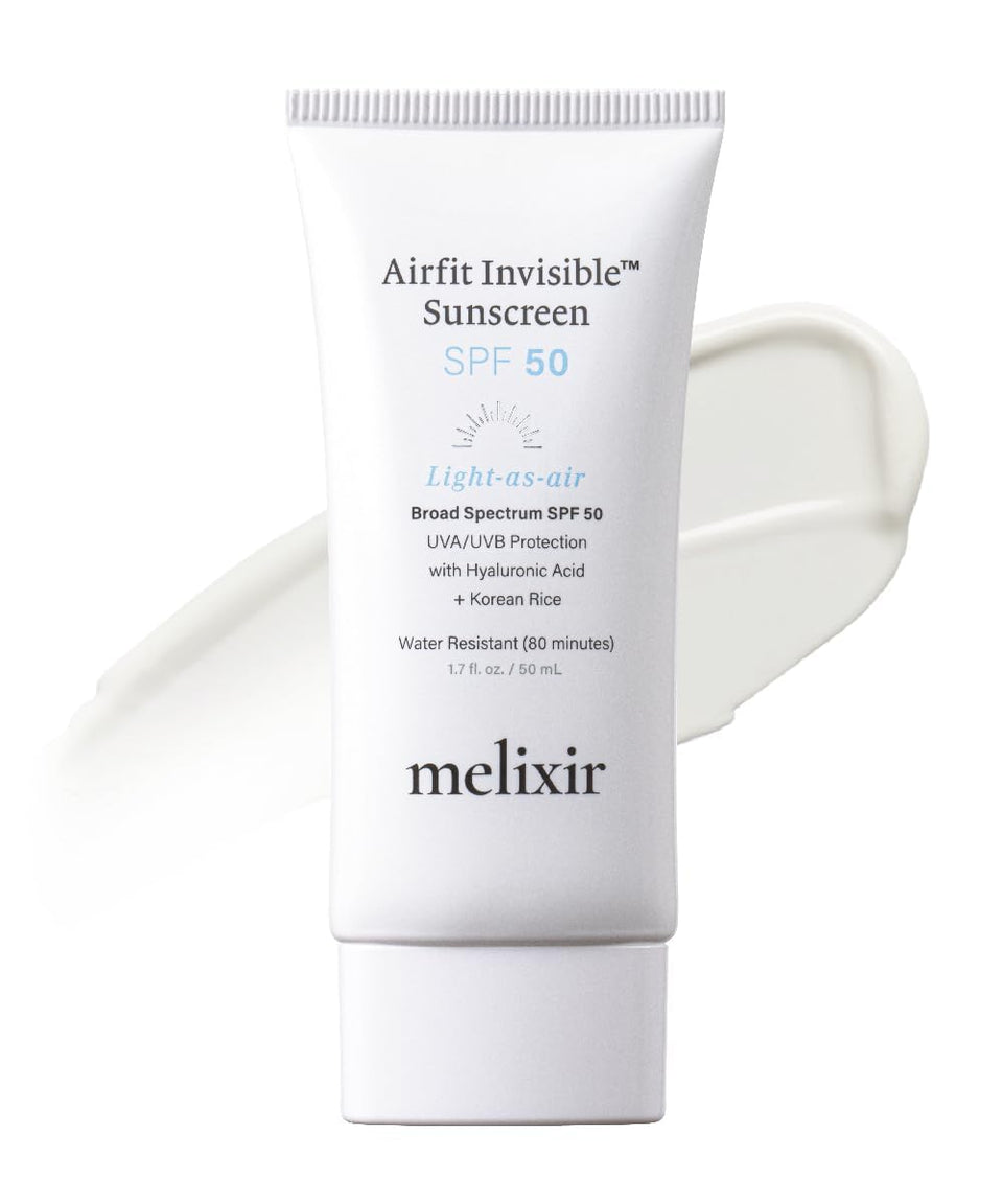 Melixir front packaging showing SPF 50 and clean design for easy recognition