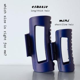 MELLO clip worn in hair showing comfortable secure hold