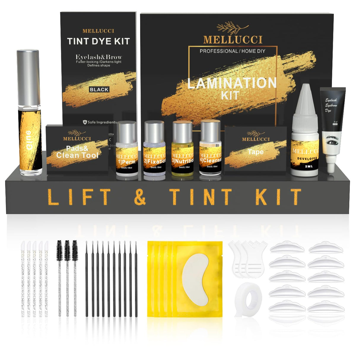 MELLUCCI front packaging showing full kit and benefits