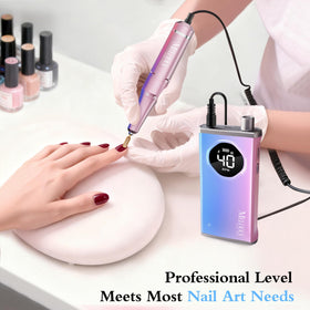 Melodly belt clip on drill back highlighting easy transport and on-the-go use
