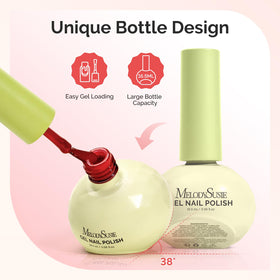 MelodySusie brush stroke showing creamy texture benefit: smooth streak-free application