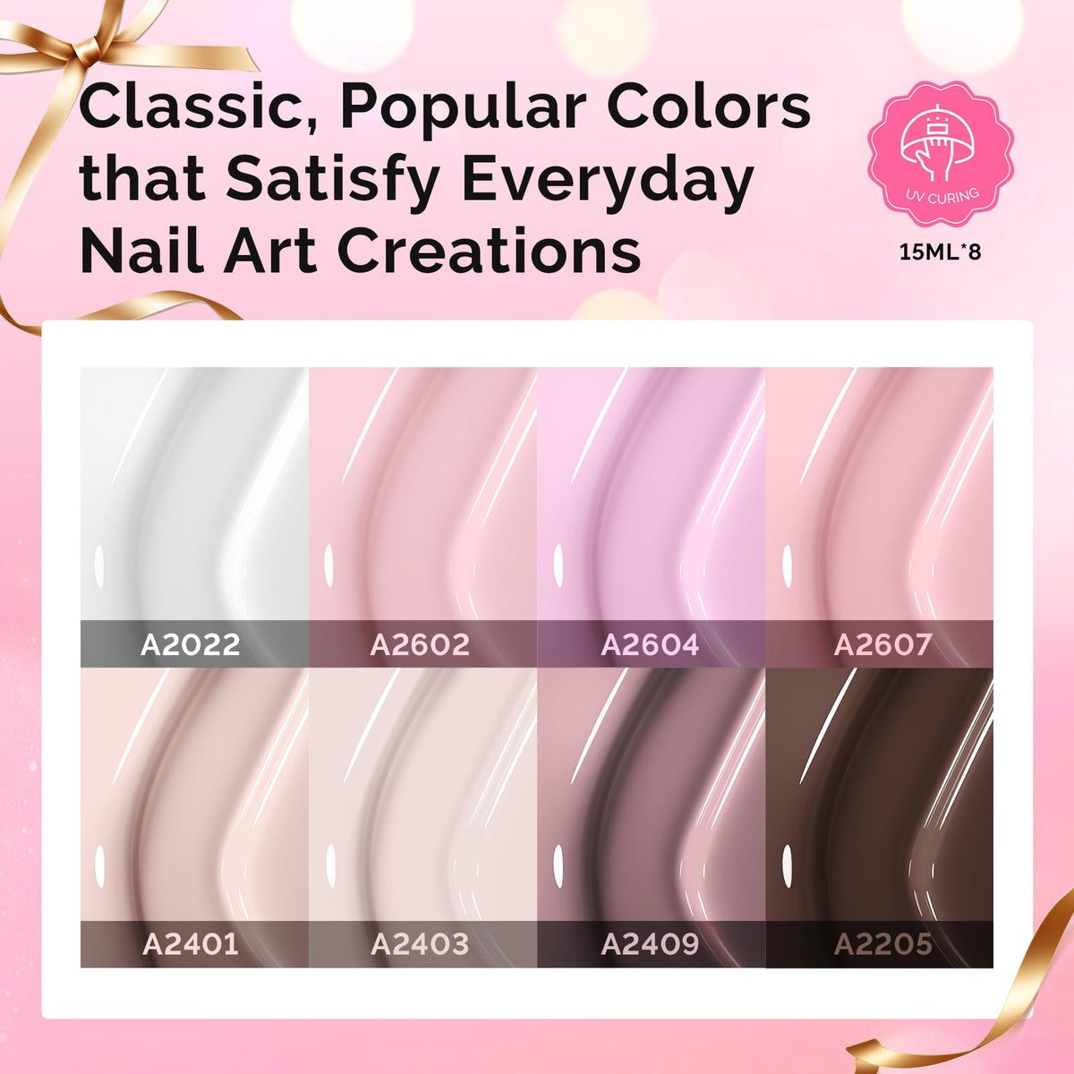 MelodySusie color polish array illustrating high‑saturation shades for versatile looks