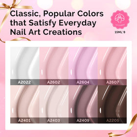 MelodySusie color polish array illustrating high‑saturation shades for versatile looks