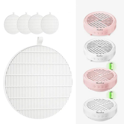 MelodySusie front view of four-pack filters showing replacement convenience and readiness