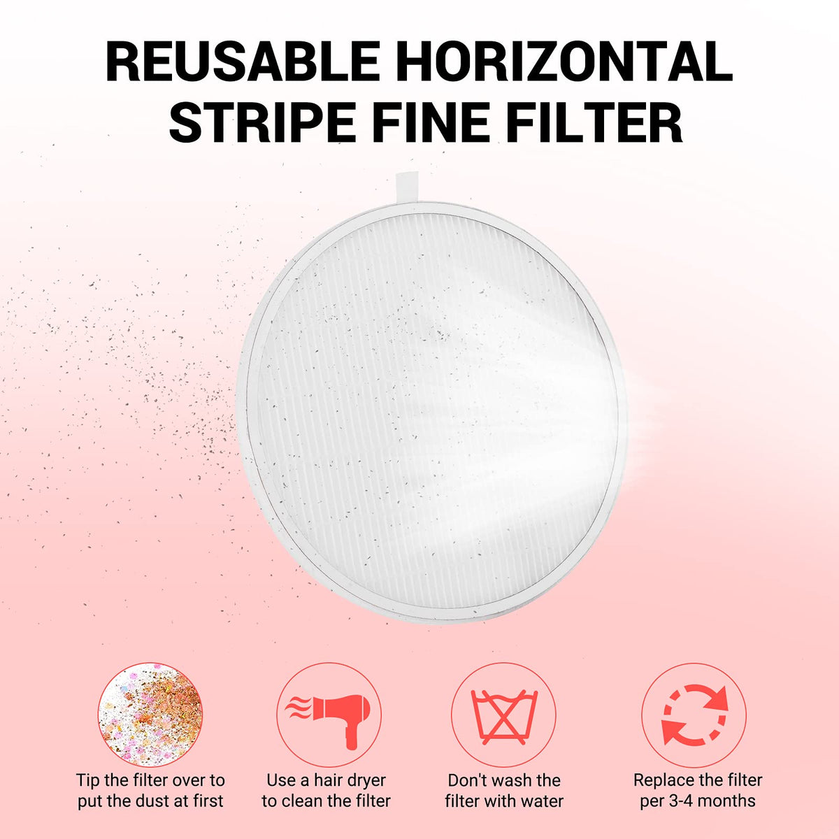MelodySusie magnetic cover removed for easy filter access and quick swap