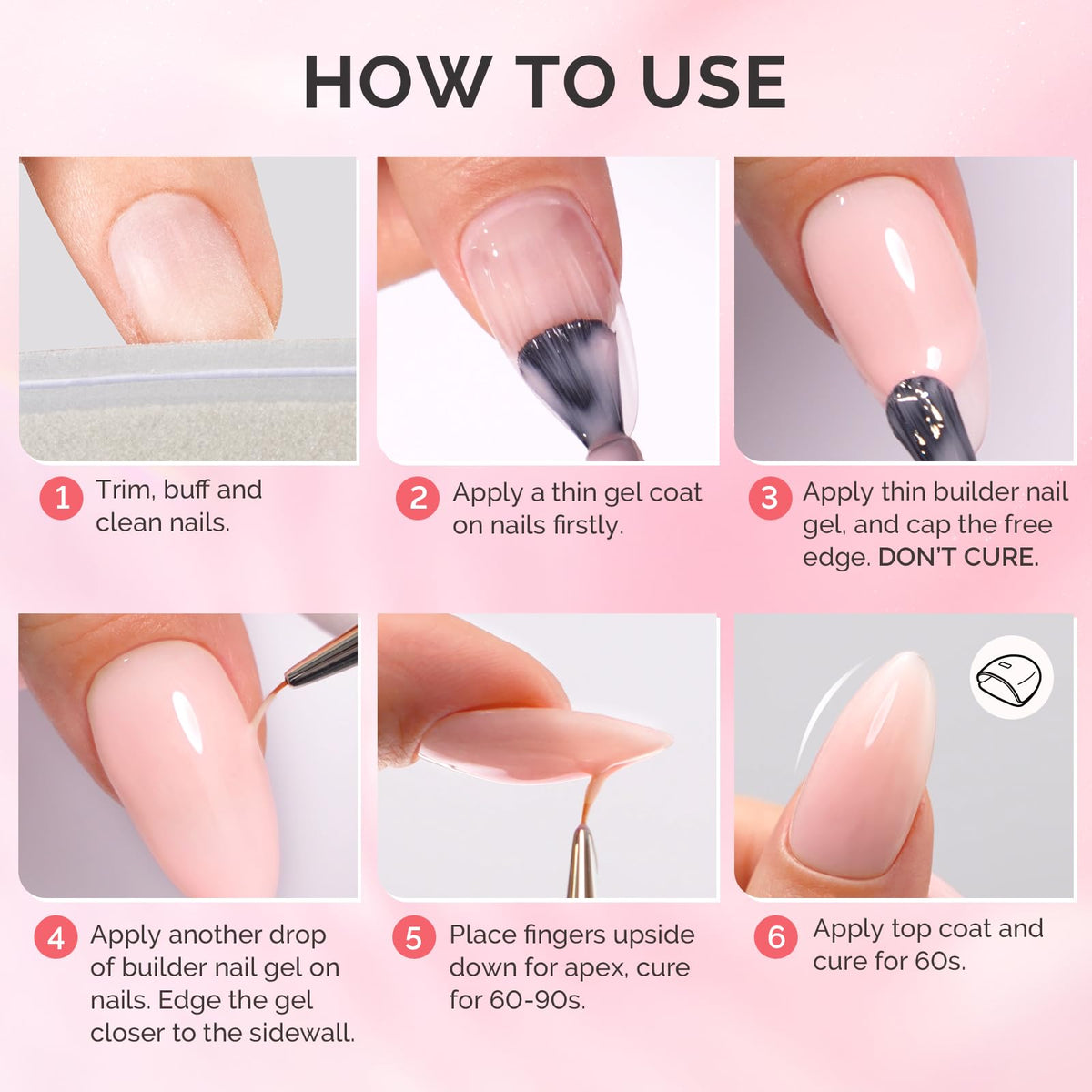 MelodySusie finished nude-pink manicure lifestyle image showing wearable elegance