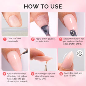 MelodySusie finished nude-pink manicure lifestyle image showing wearable elegance