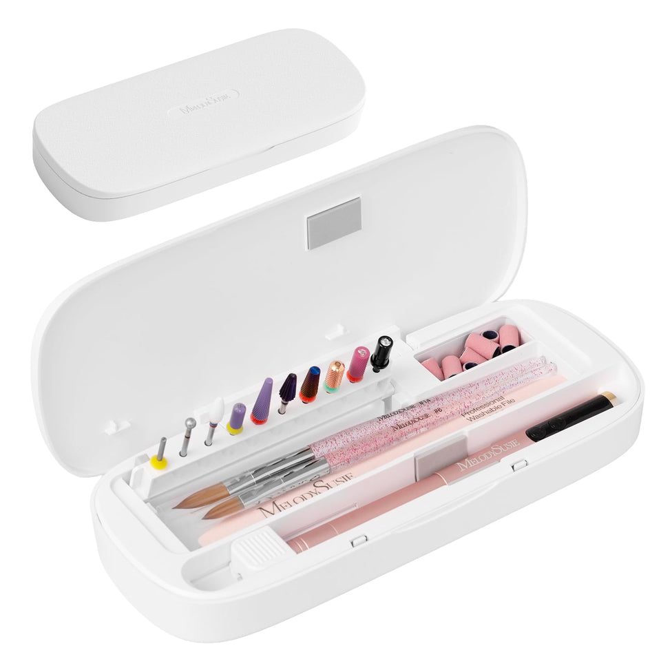 MelodySusie front view clear lid showing dustproof protection and quick visibility