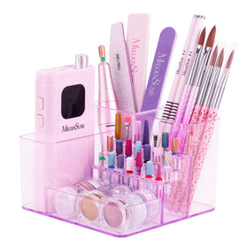 MelodySusie front view of light purple holder showing organized storage benefit
