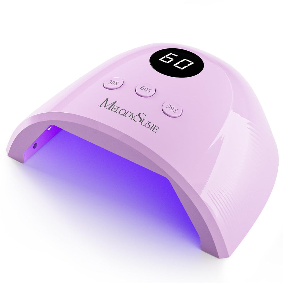 MelodySusie front view compact purple lamp shows fast curing benefits