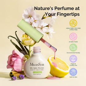 MelodySusie gel polish bottles color range displayed for versatile manicure options