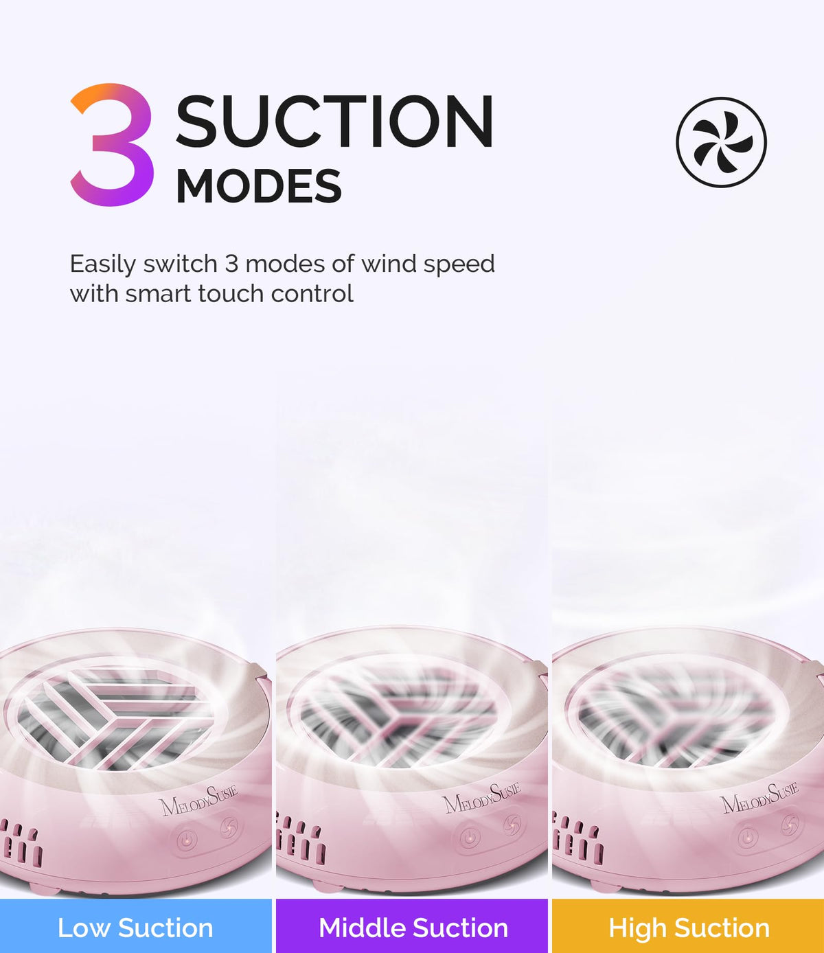 MelodySusie HProA held in hand showing scale and portability for on-the-go nail care