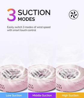 MelodySusie HProA held in hand showing scale and portability for on-the-go nail care