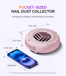 MelodySusie HProA placed on manicure table showing use during at-home nail filing