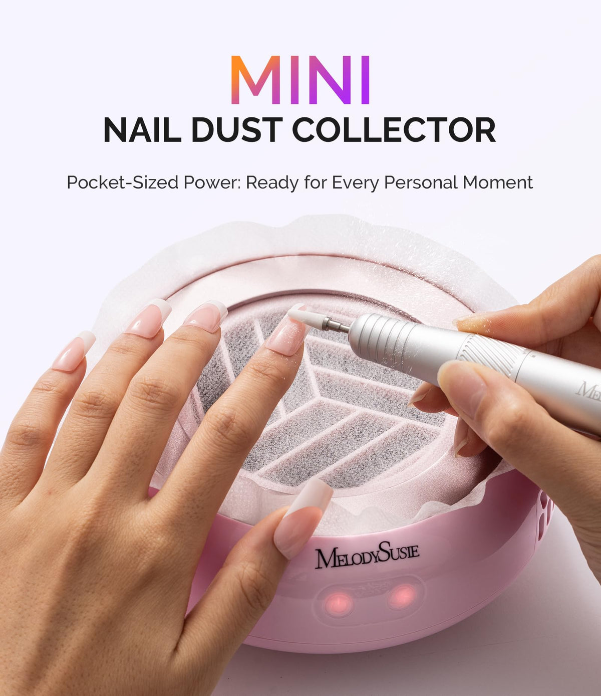 MelodySusie HProA touch control top panel highlighting three-speed selection for precise suction
