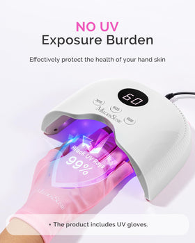 MelodySusie interior curing chamber with C-shaped opening for comfortable use