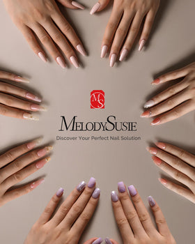 MelodySusie lifestyle home manicure setup depicting salon-quality results