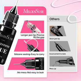 MelodySusie kit packed in a travel pouch showing portable nail art setup