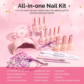 MelodySusie manicure lifestyle shot with finished nails showing salon quality results
