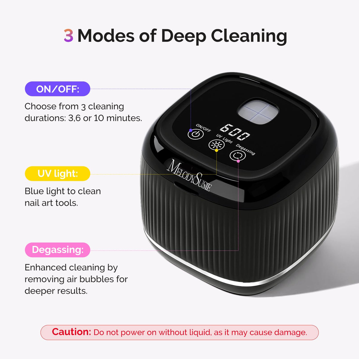MelodySusie cleaning nail art brushes showing gentle effective cleaning benefit
