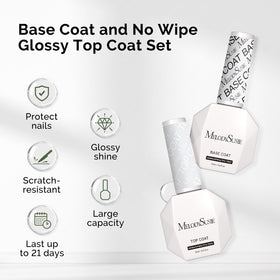 MelodySusie no-wipe top coat cured to mirror-like gloss that resists dulling