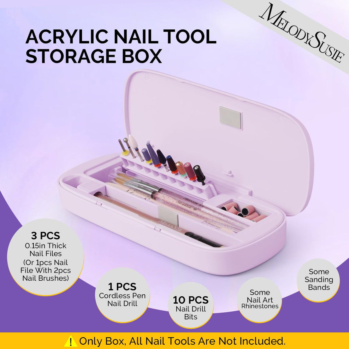 MelodySusie open box displaying organized compartments for quick access
