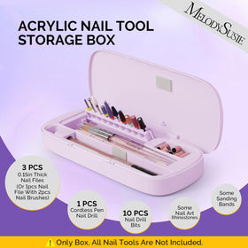 MelodySusie open box displaying organized compartments for quick access