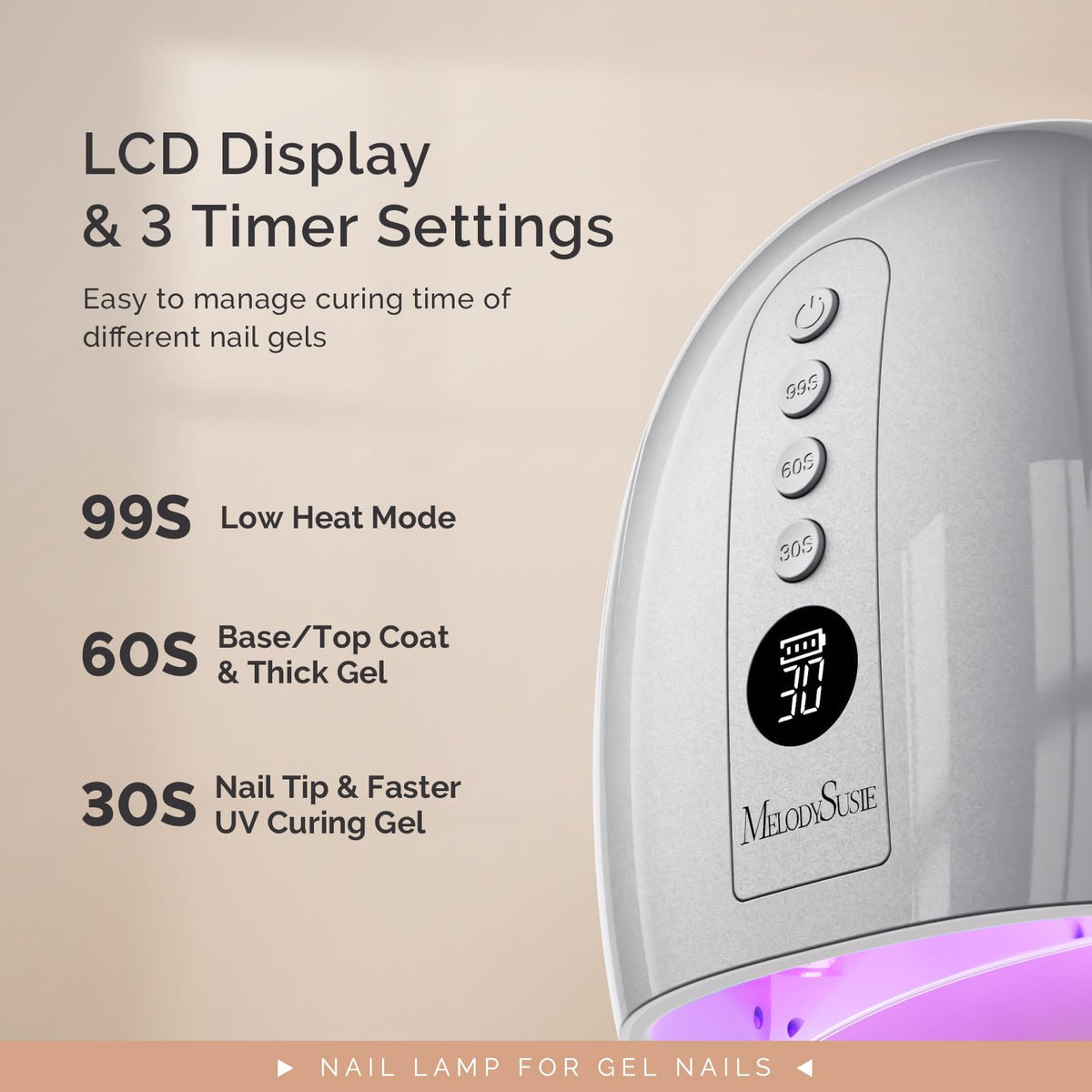 MelodySusie smart infrared sensor detecting hand for hands-free curing and safety