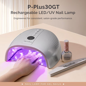 MelodySusie metal base close-up highlighting detachable reflective surface for fewer uncured spots