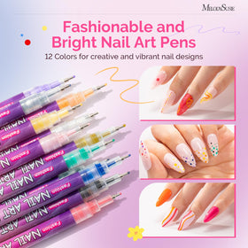 MelodySusie pen tip close-up showing 0.5mm precision for fine lines