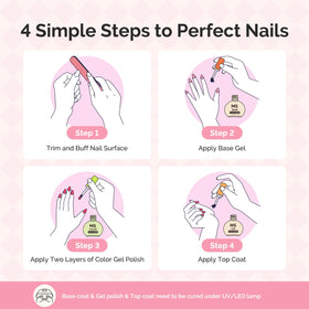 MelodySusie polish in use during manicure showing neat strokes and salon finish