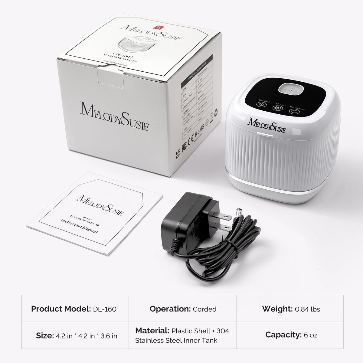 MelodySusie retail packaging box pictured ready for salon or home use