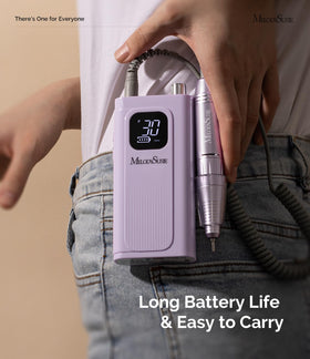 MelodySusie SC300F clip-on waist attachment worn on belt for hands-free portability benefit
