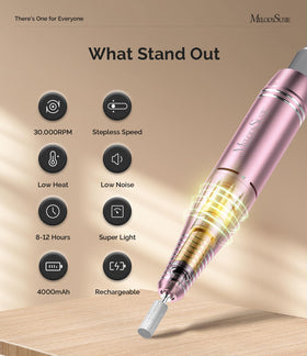 MelodySusie SC300F handpiece close-up highlighting ergonomic grip benefit