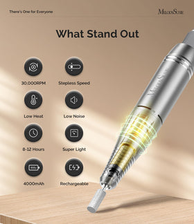 MelodySusie SC300F handpiece close-up highlighting ergonomic grip and control