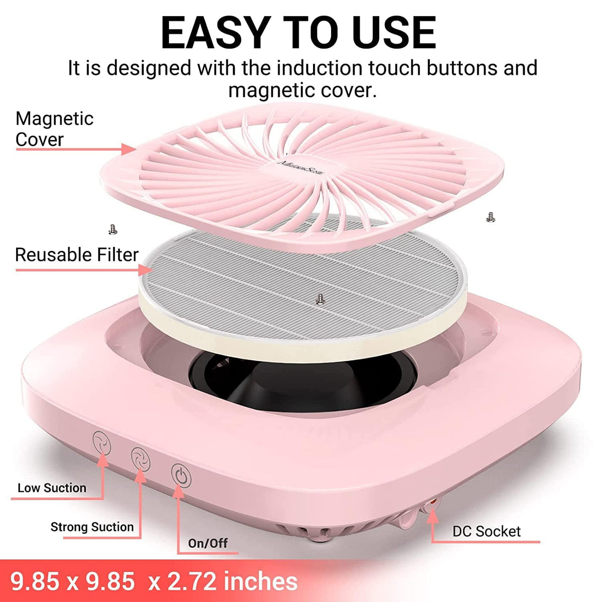MelodySusie rear ventilation holes for efficient heat dissipation and continuous operation