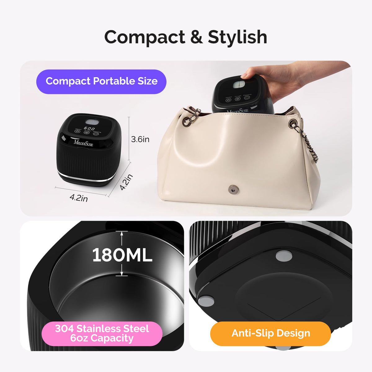 MelodySusie touch panel display offering simple timer control benefit