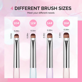 MelodySusie using brush on nail for a clean French tip finish